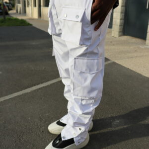 Cargo Blanc Vêtement Streetwear Homme