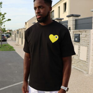 T-shirt & tee-shirt streetwear homme noir et jaune